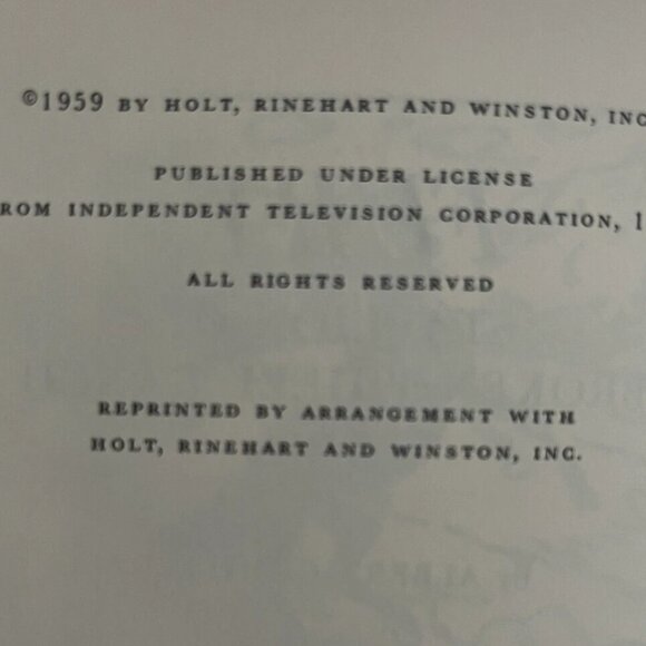 Fury Stallion of Broken Wheel Ranch Albert G. Miller 1959 Hardcover Vintage - Picture 4 of 4